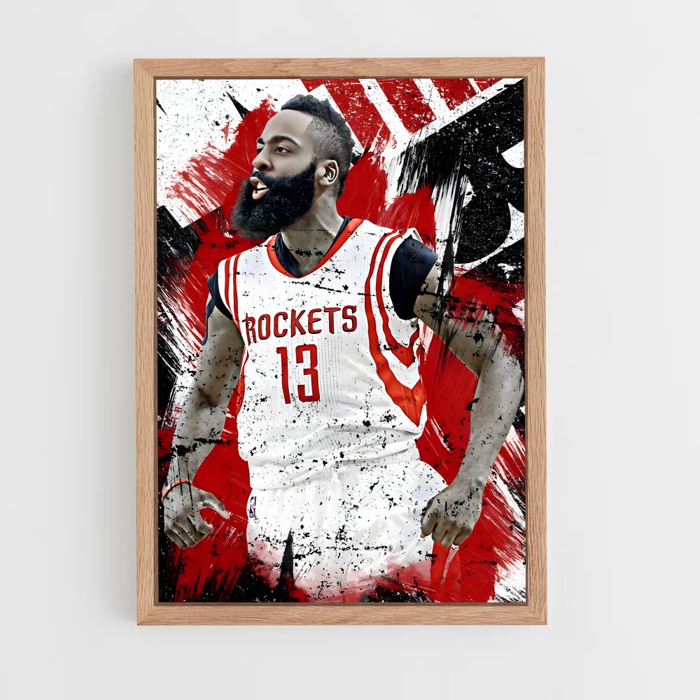 Poster Beard Power – affiche Basketball (vue 4)